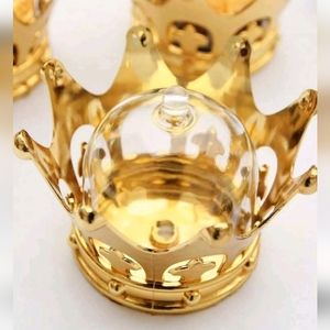 7pcs Gold Crown Shaped Candy Box